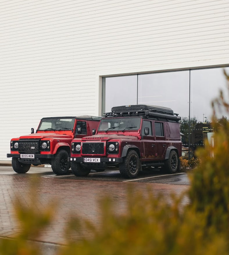 Red Landrover 110 200TDI to M57 Convertion