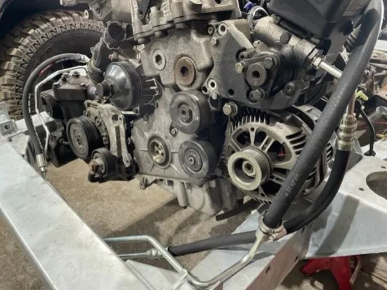 M57 Conversion Defender Steering Pipe Set